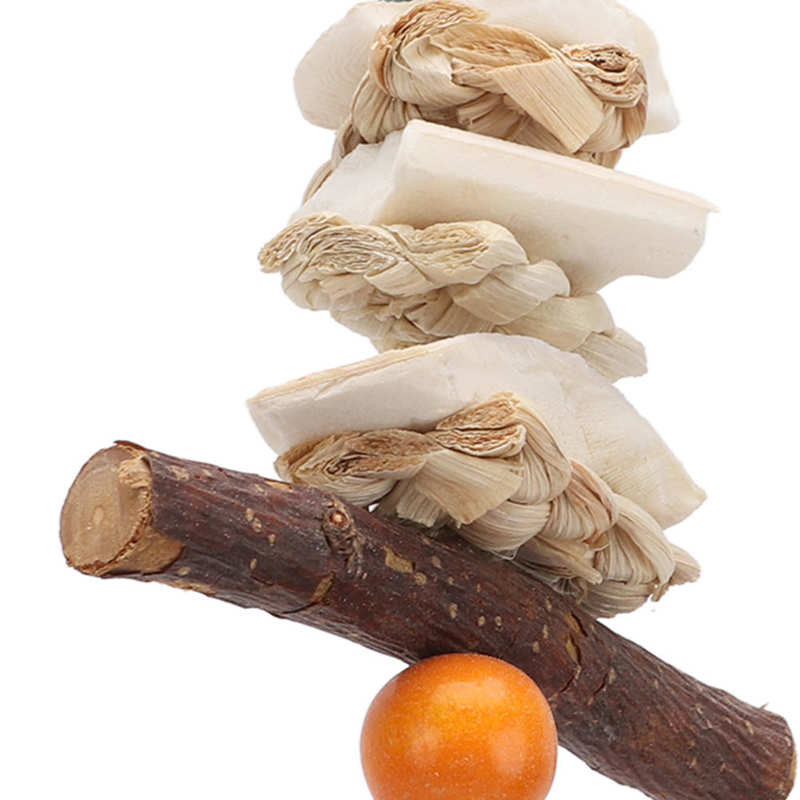 Cușcă pentru păsări pentru animale de companie Jucării de agățat Jucării de mestecat cu oase de sepie realizate manual cu clopoțel pentru papagalii cenușii africani, provizii pentru păsări Budgie