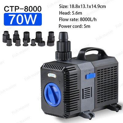 SUNSUN CTP 5000 6000 7000 8000 10000 12000 14000 16000 Υποβρύχια αντλία εξαιρετικά αθόρυβης ρυθμιζόμενης συχνότητας.CTP - 10000 12000 16000