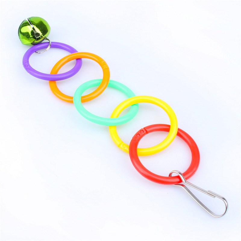 African Grey Parrots Παιχνίδια για πτηνά κοκατίλ και κατοικίδια Αξεσουάρ κλουβιού Κουδούνια Perch Budgie Parakeet Διακόσμηση jouet perroquet