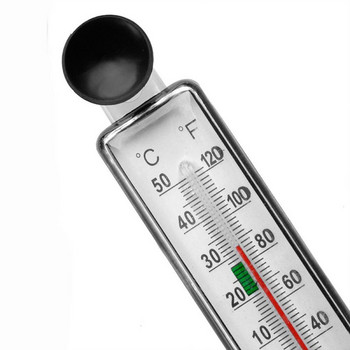 Термометър за аквариум Водоустойчива вендуза Уред за измерване на температурата на водата против сблъсък с ясна скала (произволен цвят) Аксесоари