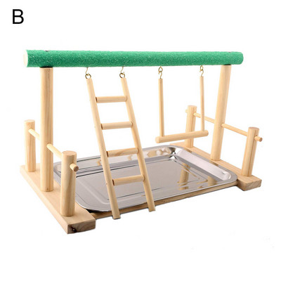 Drvena papiga Ljestve Ljuljačka Stalak za igranje Smuđ Igralište za kućne ljubimce Korelija Igralište Igračka vogel speelgoed ptice accessoires