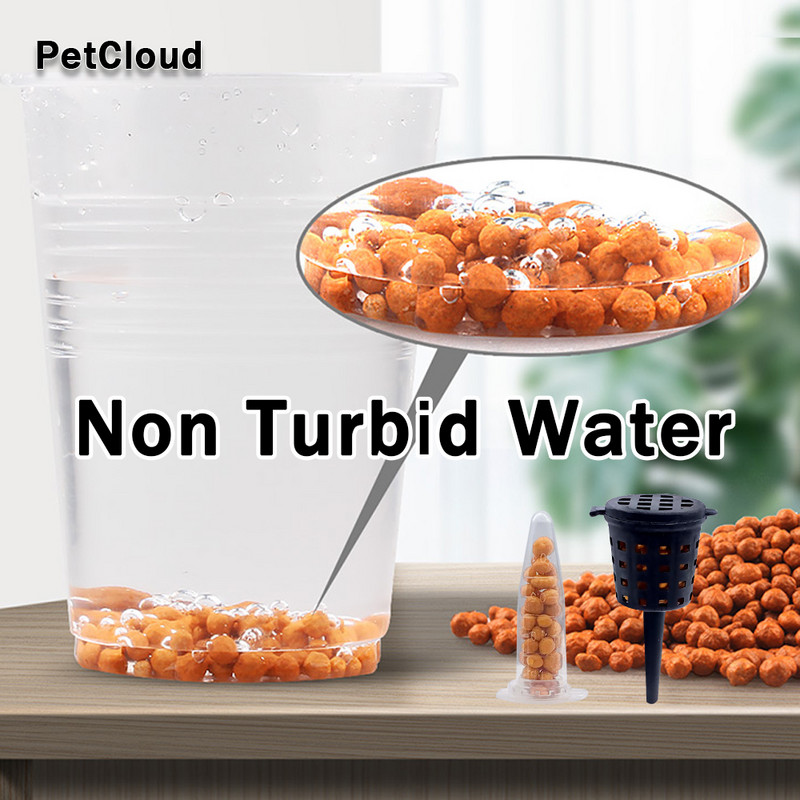 Akvaariumi taimede toitainete graanulid vesirohu orgaanilise aine mikroelemendi jaoks, mis takistab akvaariumi veetaimede lehtede mädanemist