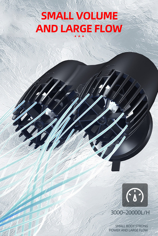 EU US 3W Wave Maker Wavemaker Αντλία νερού για ενυδρείο Fish Tank Υποβρύχια αερόβια αντλία Κυκλοφορία νερού Αντλία ροής Surf