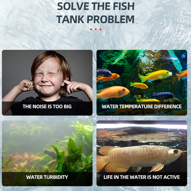 EU US 3W Wave Maker Wavemaker Αντλία νερού για ενυδρείο Fish Tank Υποβρύχια αερόβια αντλία Κυκλοφορία νερού Αντλία ροής Surf