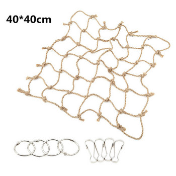 40*40 см папагал мрежа за катерене играчка за птици люлка въже мрежа стойка за птици мрежа хамак с кука птица висяща катерене дъвчене хапещи играчки