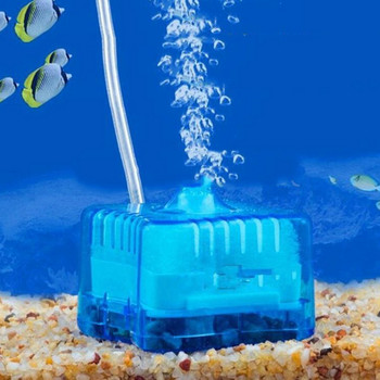 Пневматичен мини филтър за аквариум Биохимично филтриране Устройство за засмукване на тоалетна за аквариум Филтрация за обогатяване на кислород