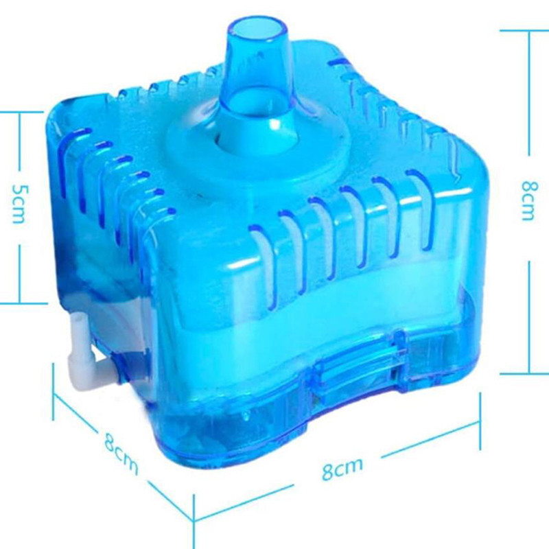Pneumaatiline minifilter kalapaagi jaoks biokeemilise filtriga tualettruumi imemisseade akvaariumi hapniku rikastamise filtreerimiseks