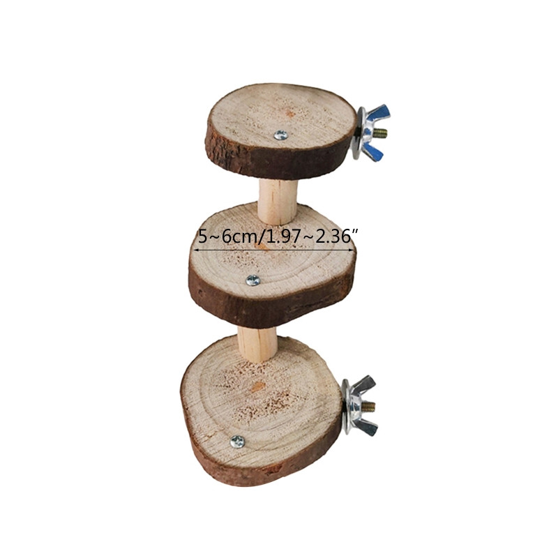 Χάμστερ Ξύλινη Σκάλα Παιχνίδι Αναρρίχησης Σκάλες Πουλιά Παπαγάλος Άσκηση Κούρνιες Βάση Πλατφόρμα Φροντίδα Δοντιών Μόρια παιχνίδια Αξεσουάρ κλουβιού