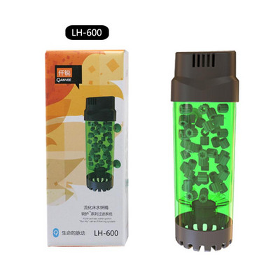 Mini filtru Filtru de pat mobil fluidizat Filtru de burete bio cu ventuză puternică Accesorii pentru acvariu pentru acvariu