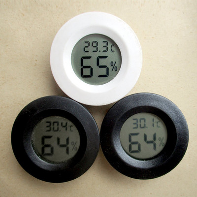 Вграден електронен измервател на температура и влажност влечуги домашен любимец акрилна кутия електронен измервател на температура и влажност