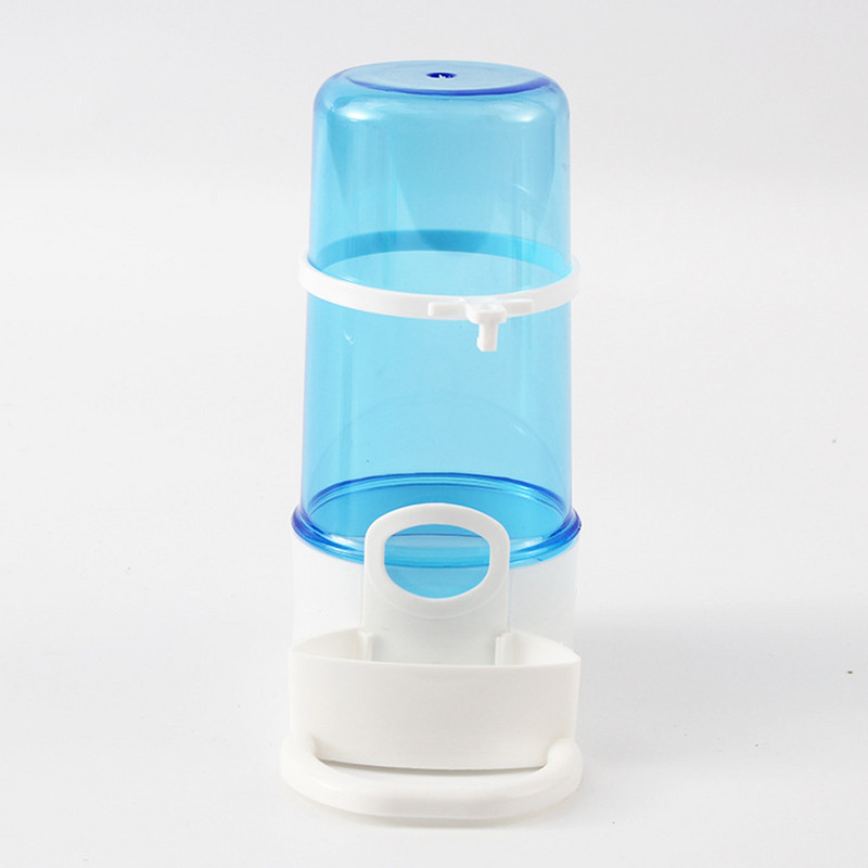 Paukščių vandens gėrimo lesyklėlės girdytuvas su spaustuku naminių paukščių reikmenų dozatorius, butelis geriamasis puodelis, skirtas augintinio papūgos narveliui