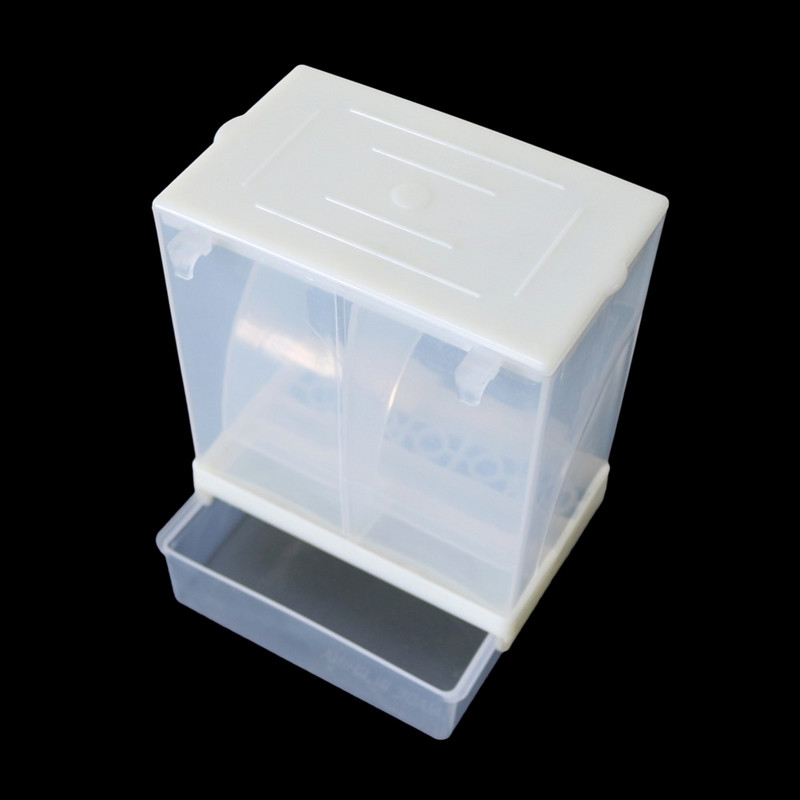 1 vnt. Nuimamas lesyklėlė naminių paukščių konteineris Papūgos pakabinamas automatinis lesyklėlis paukščių lesyklėlė Starling Tigro oda bijūnų paukščių įrankiai