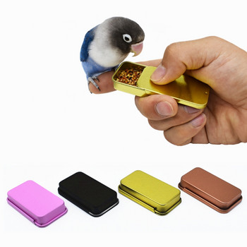 Bird Training Food Jar Parrot Hand-held Feeder Bird IQ Growth Training Tools