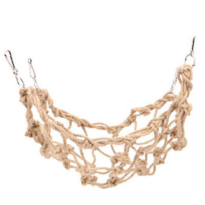 1 τμχ Ανθεκτικό Parrot Birds Δίχτυ Αναρρίχησης Παπαγάλος Κούνια Play Rope Ladder Chew Toy 40*40cm