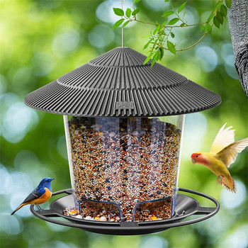 Wild Garden Bird Feeders for Outside Hanging Bird Feeder Squirrel Proof Αδιάβροχο Outdoor Birds Seed Feeders Διακόσμηση αυλής