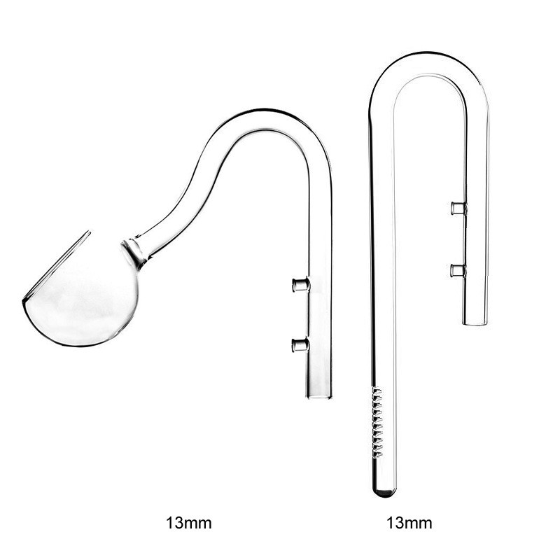 Aquarium ADA Style 13mm 17mm klaasliilia sissevoolu väljavoolutoru Klaasist sisselaskeava väljalaske veetoru kalapaagi filtrile 12/16mm