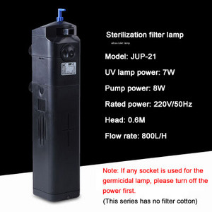 SUNSUN UV-filtriga õhupump 15W 17W 21W paagi hapnikupump akvaariumi vee pumpamiseks kalapaagi filter 220V plastikust kest