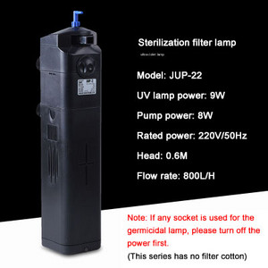 SUNSUN UV-filtriga õhupump 15W 17W 21W paagi hapnikupump akvaariumi vee pumpamiseks kalapaagi filter 220V plastikust kest