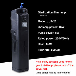 SUNSUN UV-filtriga õhupump 15W 17W 21W paagi hapnikupump akvaariumi vee pumpamiseks kalapaagi filter 220V plastikust kest