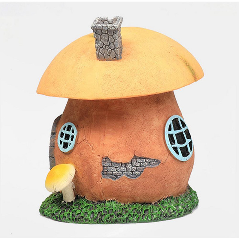 Ρητίνη στολίδια Ψάρια γαρίδες κρησφύγετο Σπηλιές Escape House Layout Στήριγμα Ενυδρείο Δεξαμενή ψαριών Διακόσμηση τοπίου για Betta Reptiles