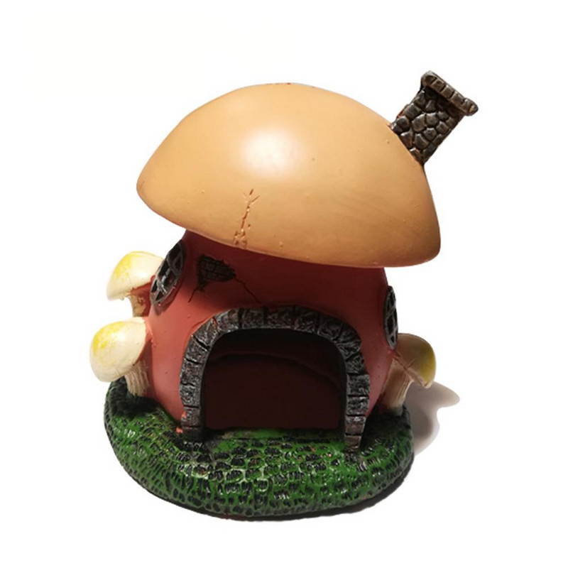 Ρητίνη στολίδια Ψάρια γαρίδες κρησφύγετο Σπηλιές Escape House Layout Στήριγμα Ενυδρείο Δεξαμενή ψαριών Διακόσμηση τοπίου για Betta Reptiles