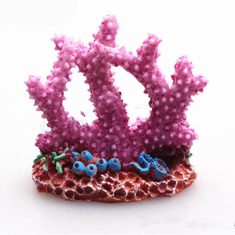 Ukrasi od koralja od smole za akvarijske ribice Ukrasi za akvarijske ribe Umjetni koralji za akvarijum Smola Ukrasi za stijene grebena