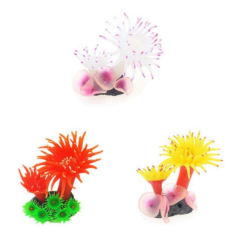 Simulatsioon silikoonist kaunistus kunstlik korallipuu akvaariumi akvaariumi maastikukujundus