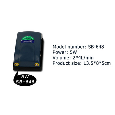 Rezervor de pește 220V Pompă de oxigen Creșterea peștilor Pompă de aerare Consumabile pentru acvariu Pompă de aer Compresor de aer Pompă de aer pentru acvariu Rezervor de pește