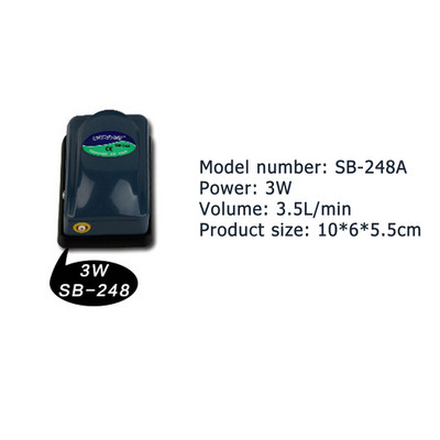 Rezervor de pește 220V Pompă de oxigen Creșterea peștilor Pompă de aerare Consumabile pentru acvariu Pompă de aer Compresor de aer Pompă de aer pentru acvariu Rezervor de pește