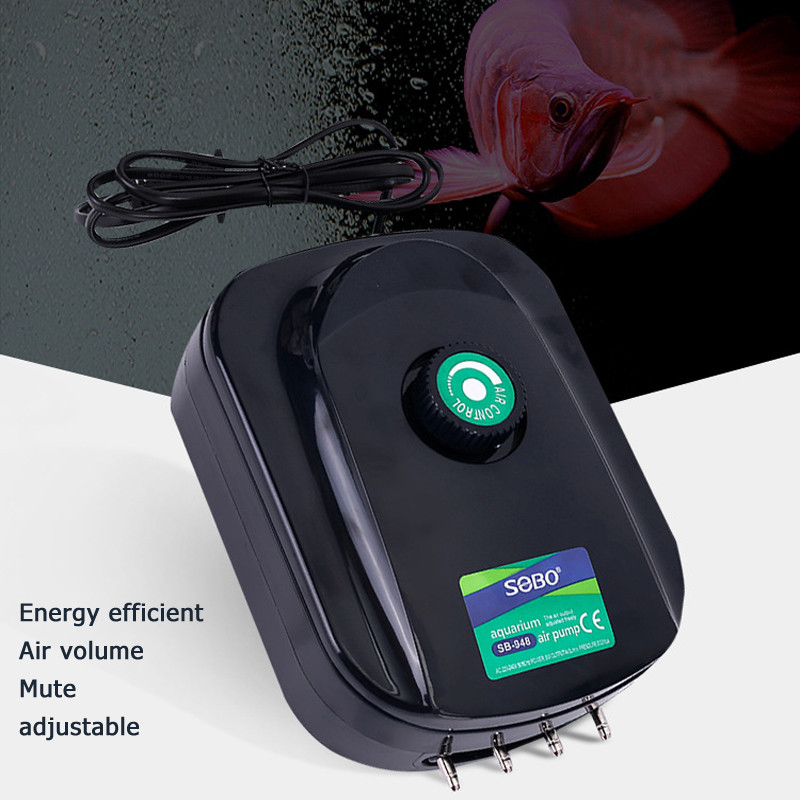 Rezervor de pește 220V Pompă de oxigen Creșterea peștilor Pompă de aerare Consumabile pentru acvariu Pompă de aer Compresor de aer Pompă de aer pentru acvariu Rezervor de pește