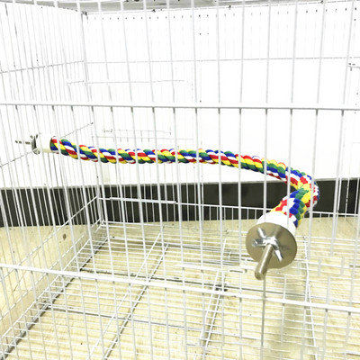 Jucării pentru păsări Jucării cu frânghie multicolore suspendate Tip pentru frânghie Bungee Jucărie pentru păsări Calopsita Papagal Păsări pentru animale de companie