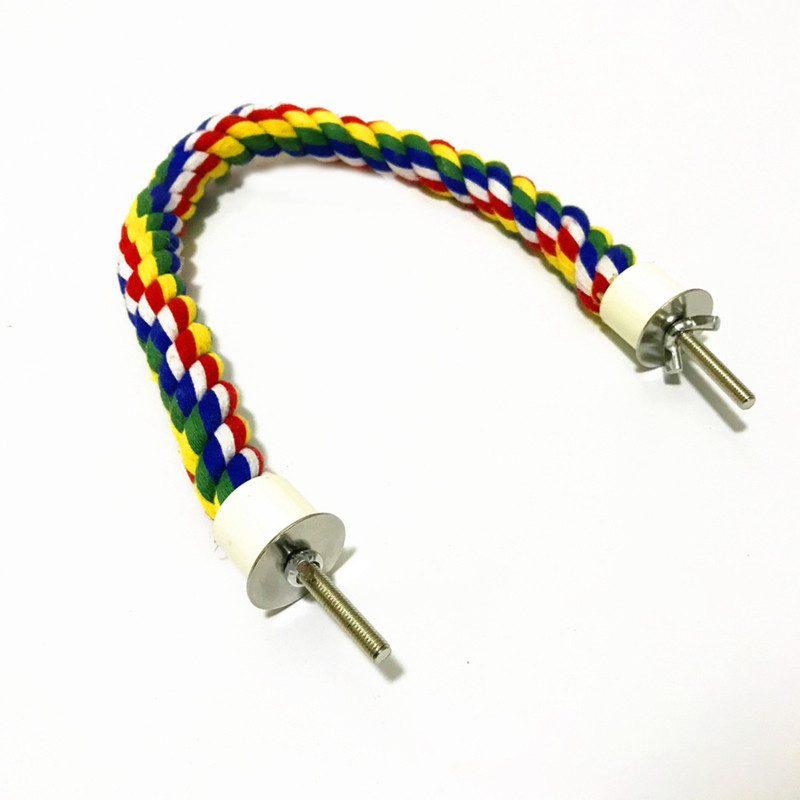 Jucării pentru păsări Jucării cu frânghie multicolore suspendate Tip pentru frânghie Bungee Jucărie pentru păsări Calopsita Papagal Păsări pentru animale de companie