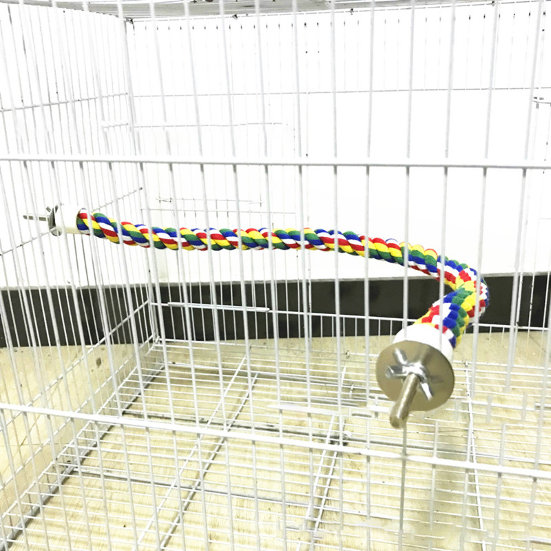 Jucării pentru păsări Jucării cu frânghie multicolore suspendate Tip pentru frânghie Bungee Jucărie pentru păsări Calopsita Papagal Păsări pentru animale de companie