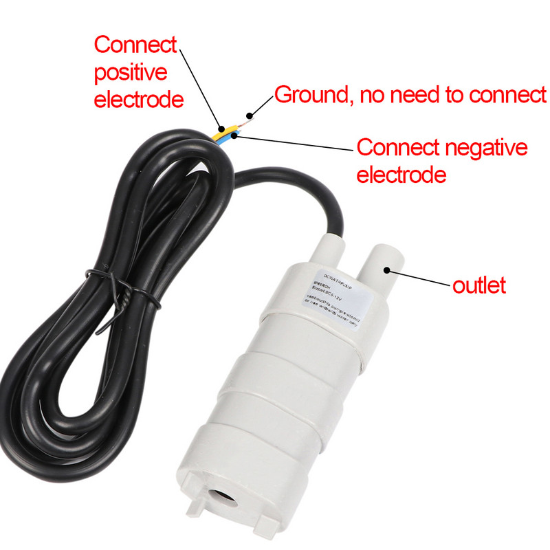 Kuum müük DC 12V sukelveepump 900L/H 5M High Lift diiselõli Mitmeotstarbeline voolutehnoloogia plastist minilemmikloomatooted