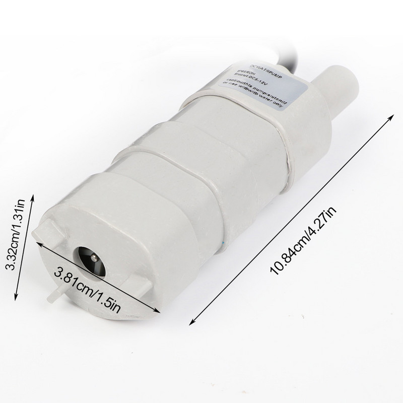 Kuum müük DC 12V sukelveepump 900L/H 5M High Lift diiselõli Mitmeotstarbeline voolutehnoloogia plastist minilemmikloomatooted