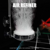 Rafinare de aer Disc de aer Presiune joasă Piatră de aer ultra-micro conectată la pompa de oxigen Rezervor de pește Accesorii pentru rezervor de creveți