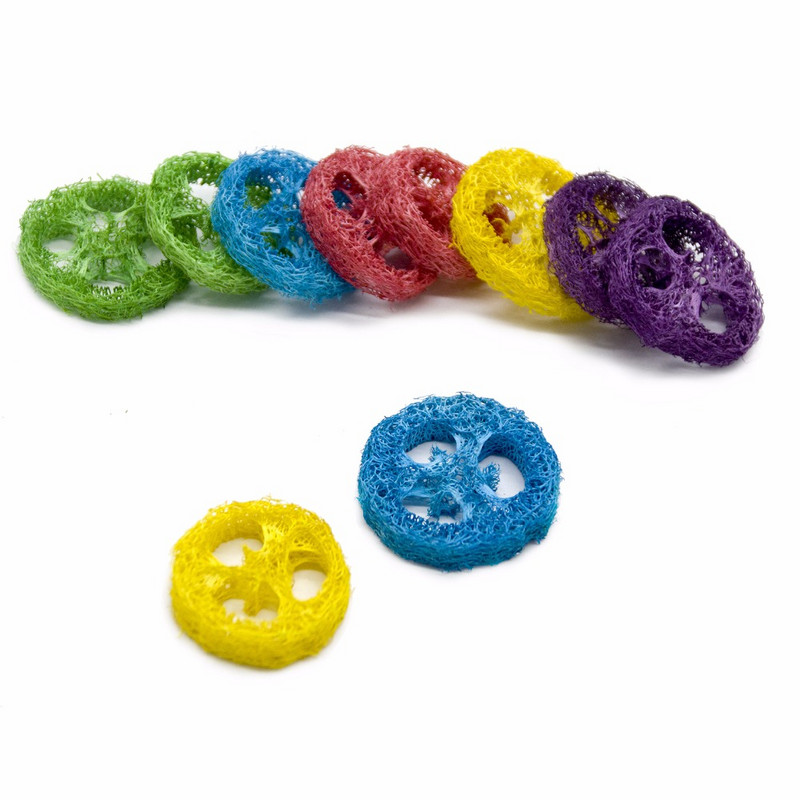 Papiga Igračke za ptice Dodaci Lufa Dekoracija kaveza Korela Smuđ Budgie Papagaj Afrički sivi vogel speelgoed