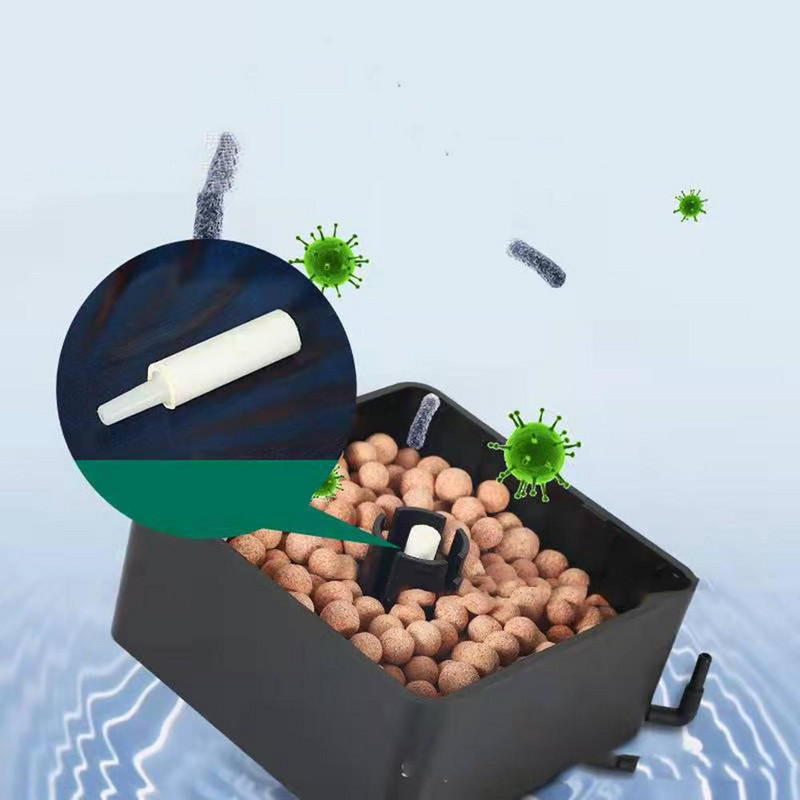 3 In1Bio käsnfilter akvaariumi akvaariumi krevettide tiigi õhupumbale, biokeemiline filtreerimine, müravaba vaht akvaariumi tarvikud
