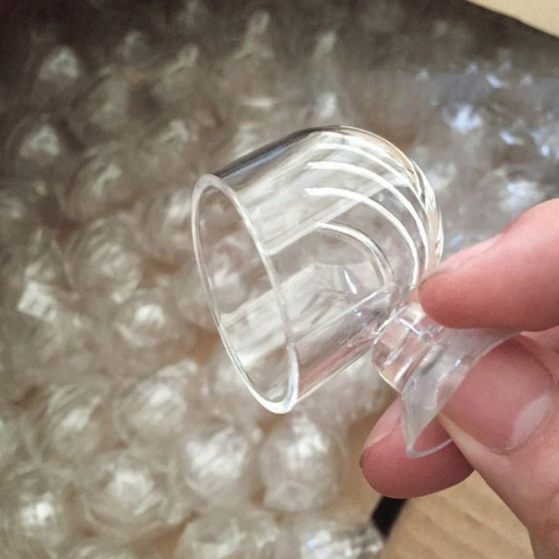 4 τεμάχια κύπελλα υδρόβιων φυτών Γλάστρες Clear Food Worm Τροφοδότης με βάση αναρρόφησης Ανταλλακτικά Διακόσμηση Fishtank Office Home Office