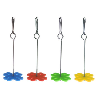 Parrot Fruit Fork Feeding Birds Hang Cage από ανοξείδωτο ατσάλι Σουβλάκι παπαγάλος 2 μεγέθη Drop Ship