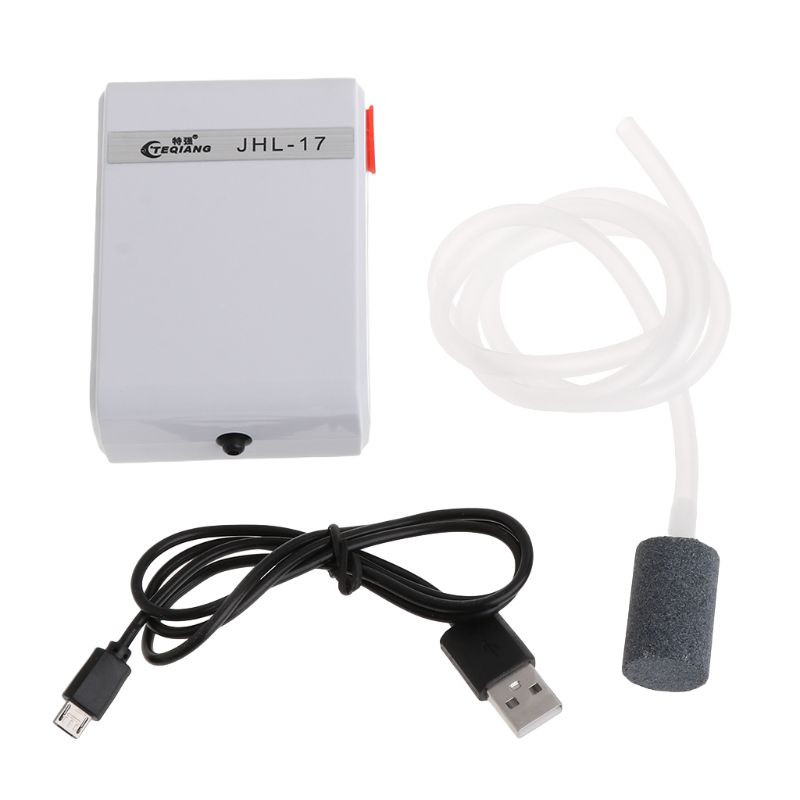 Pumpa za kisik Oprema za akvarijske akvarijske ribice USB punjenje Super tiho Univerzalna prijenosna vanjska zračna pumpa Kompresor Kućne potrepštine