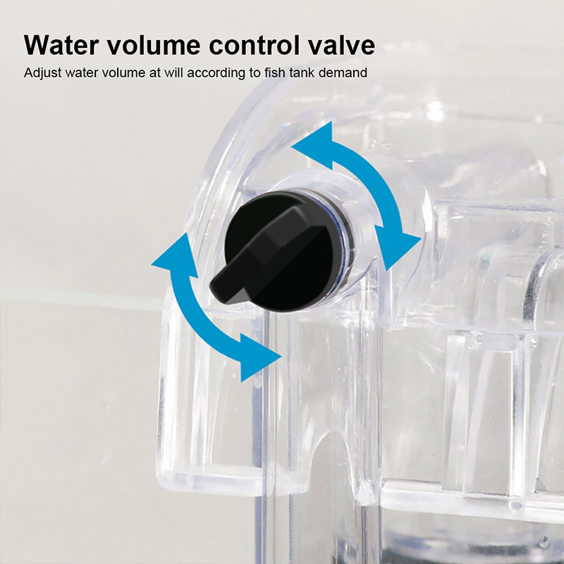 Akvaariumi filtri väline rippuv õhuke kalapaak veefilter Waterfall sukelhapniku akvaariumi filtri pumba tarvikud