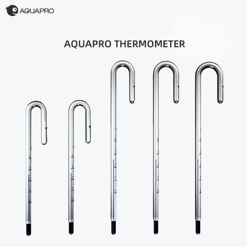 Termometru din sticlă de apă pentru rezervor de pescuit, acvariu, plante, accesorii în stil ADA, broasca țestoasă, creveți, bol de pește, guppy mic.