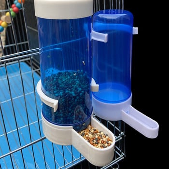 Pet Bird Automatic Drinker Feeder Blue Bird Feeder Bird Cage Parrot Feeding Tool Automatic Feeder Bowls And Drinkers 1 Pc