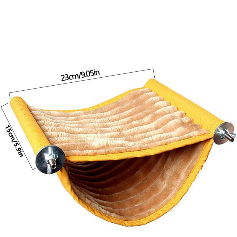 Linnupesamaja rippuv võrkkiik voodimänguasi lemmiklooma papagoi papagoi kukeseen Conure kakaduu Aafrika hall armulind kanaarilind