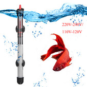 Tijă de încălzire pentru acvariu, termostat reglabil 110v-220v, potrivit pentru încălzirea broaștelor testoase în acvariu, 25W/50W/100W/200W/300W