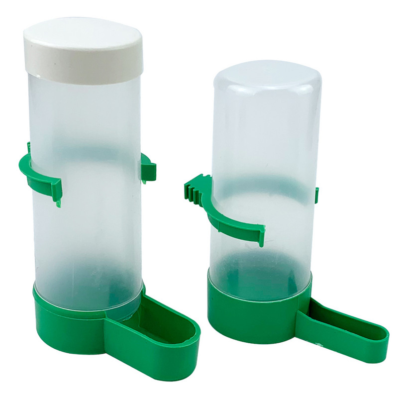 1gb putnu ūdens dzēriena padevējs Automātiskā dzeramā strūklaka Mājdzīvnieku papagaiļu būris pudele dzeramā krūze bļodas mājdzīvnieku putnu piederumu dozators