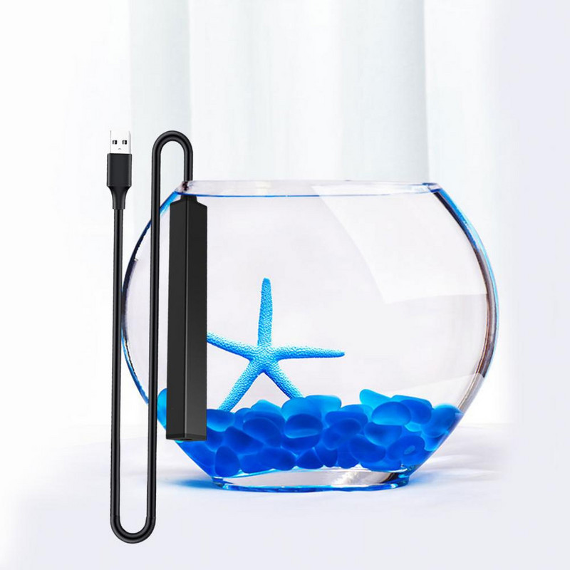 Zivju tvertnes sildītājs Stabils termostata sildītājs Labi noslēgts siltuma ūdens noderīgs mini izmēra akvārija sildītājs