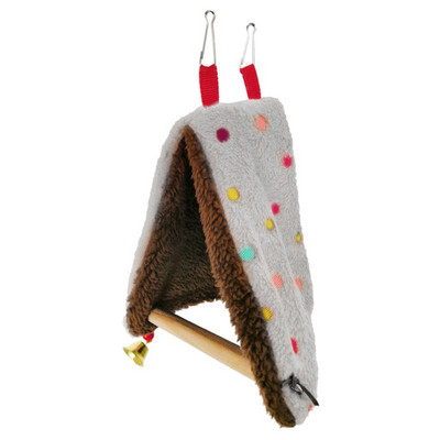 Toplo gnijezdo za ptice, krevet, viseća mreža, kućica, smuđ za papigu, papigu, zebu, igračku u kavezu za kanarinca