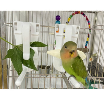 Βάση τροφής για πτηνά Αξεσουάρ κλουβιού πουλιών Σφιγκτήρας τροφής για πτηνά που ταΐζουν φρούτα και λαχανικά